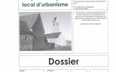 4ème modification du Plan Local d'Urbanisme