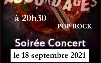 Concert et feu d'artifice le 18 septembre 2021